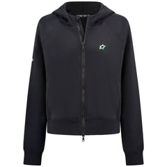 Dallas Stars Levelwear Women's Judd Raglan Full-Zip Hoodie - Black - NHL 203809251