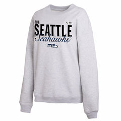 Seattle Seahawks WEAR by Erin Andrews Women's Super Bowl LX Fleece Sweatshirt Gray