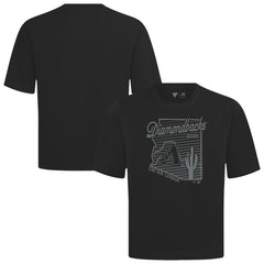 Arizona Diamondbacks Levelwear Sunrise Luxe Signature Knit T-Shirt - Black - MLB Sale