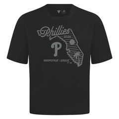 Philadelphia Phillies Levelwear Sunrise Luxe Signature Knit T-Shirt - Black - MLB Online