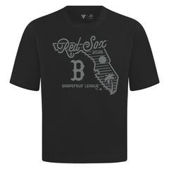 Boston Red Sox Levelwear Sunrise Luxe Signature Knit T-Shirt - Black - MLB on Sale