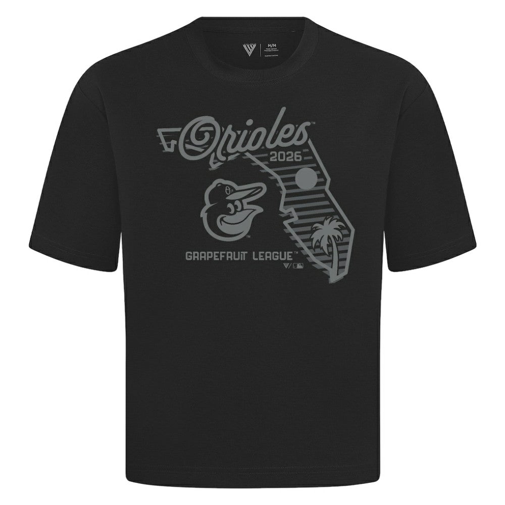 Baltimore Orioles Levelwear Sunrise Luxe Signature Knit T-Shirt - Black - MLB Online