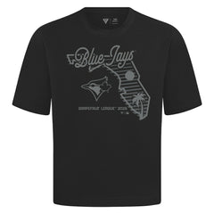 Toronto Blue Jays Levelwear Sunrise Luxe Signature Knit T-Shirt - Black - MLB Discount