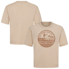 Baltimore Orioles Levelwear Spring Training Badge Luxe Signature Knit T-Shirt - Khaki - MLB on Sale