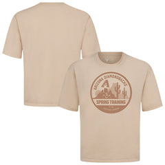Arizona Diamondbacks Levelwear Spring Training Badge Luxe Signature Knit T-Shirt - Khaki - MLB Sale
