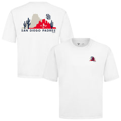 San Diego Padres Levelwear  Luxe Signature Knit T-Shirt - White - MLB Sale