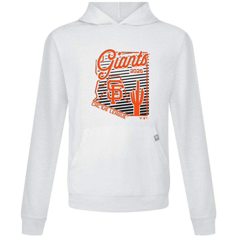 San Francisco Giants Levelwear Sunrise Relay Hoodie - White - MLB Discount