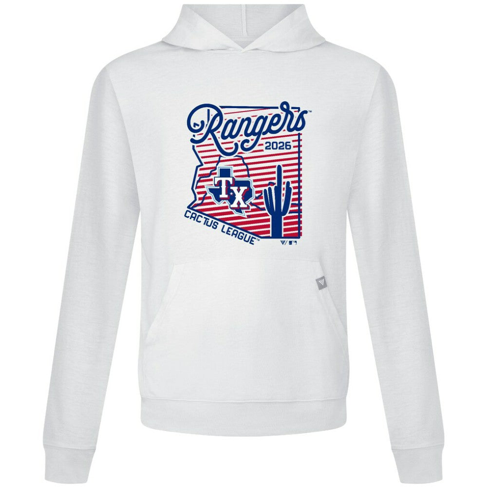 Texas Rangers Levelwear Sunrise Relay Hoodie - White - MLB Discount