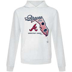 Atlanta Braves Levelwear Sunrise Relay Hoodie - White - MLB on Sale