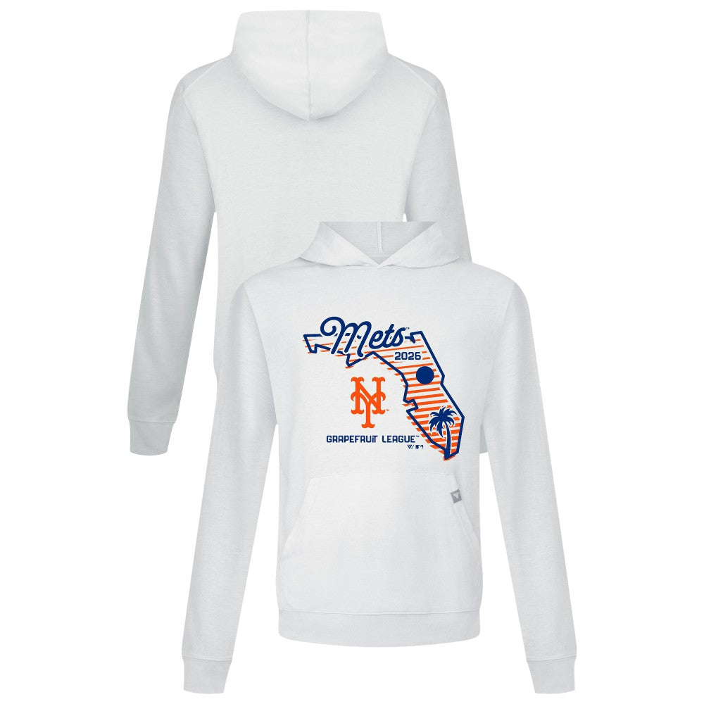 New York Mets Levelwear Sunrise Relay Hoodie - White - MLB Sale