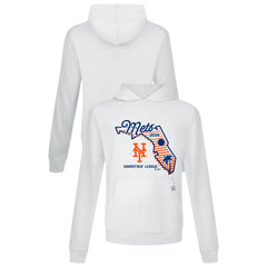 New York Mets Levelwear Sunrise Relay Hoodie - White - MLB Sale