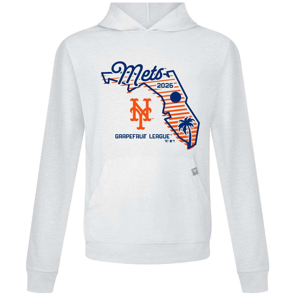 New York Mets Levelwear Sunrise Relay Hoodie - White - MLB Sale