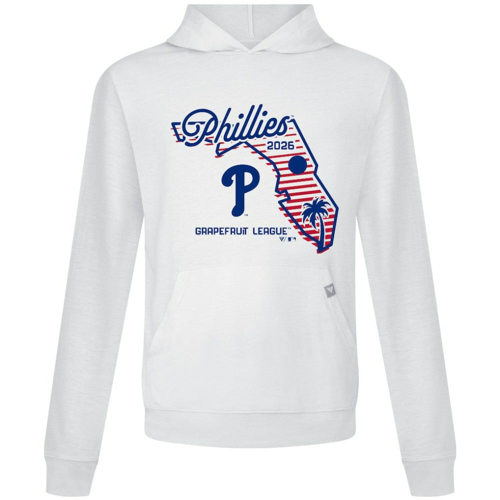 Philadelphia Phillies Levelwear Sunrise Relay Hoodie - White - MLB Sale