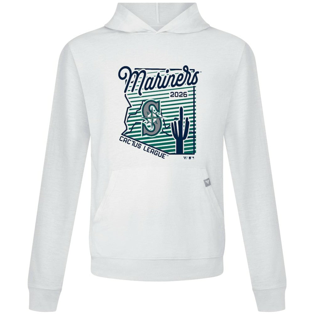 Seattle Mariners Levelwear Sunrise Relay Hoodie - White - MLB Discount