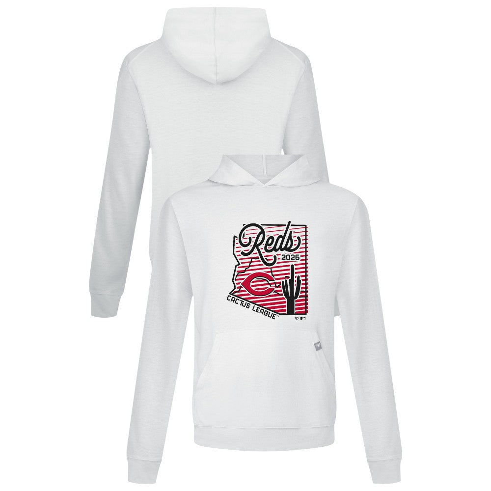 Cincinnati Reds Levelwear Sunrise Relay Hoodie - White - MLB on Sale