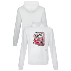 Cincinnati Reds Levelwear Sunrise Relay Hoodie - White - MLB on Sale