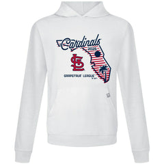 St. Louis Cardinals Levelwear Sunrise Relay Hoodie - White - MLB Sale