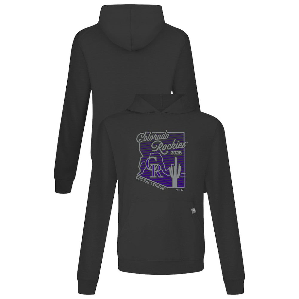 Colorado Rockies Levelwear Sunrise Relay Hoodie - Black - MLB Discount