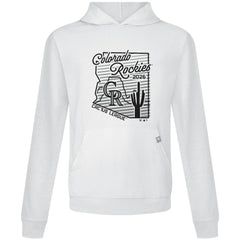 Colorado Rockies Levelwear Sunrise Relay Hoodie - White - MLB Lifestyle