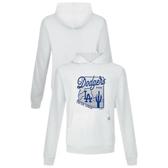 Los Angeles Dodgers Levelwear Sunrise Relay Hoodie - White - MLB Lifestyle