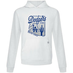 Los Angeles Dodgers Levelwear Sunrise Relay Hoodie - White - MLB Lifestyle