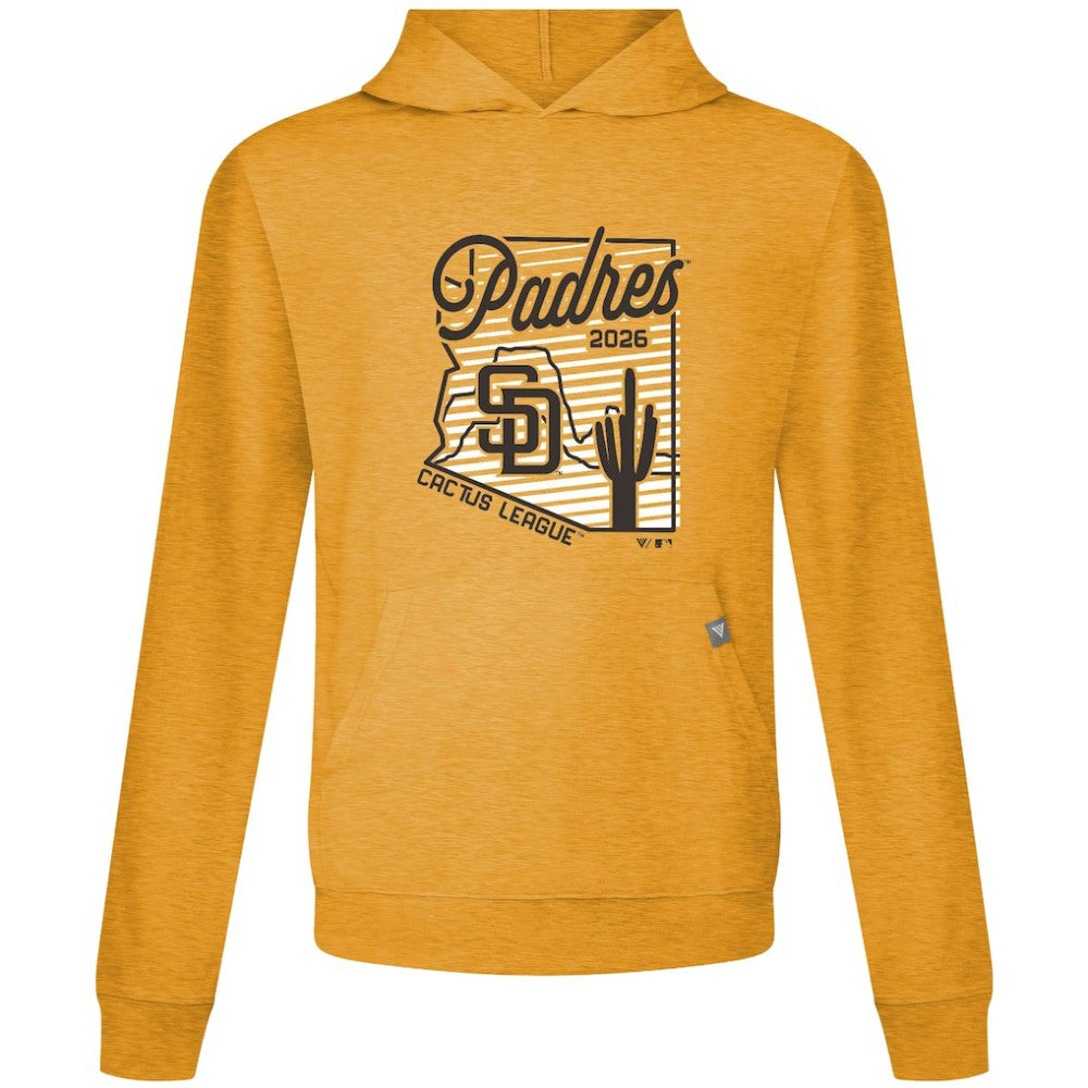 San Diego Padres Levelwear Sunrise Relay Hoodie - Gold - MLB Online