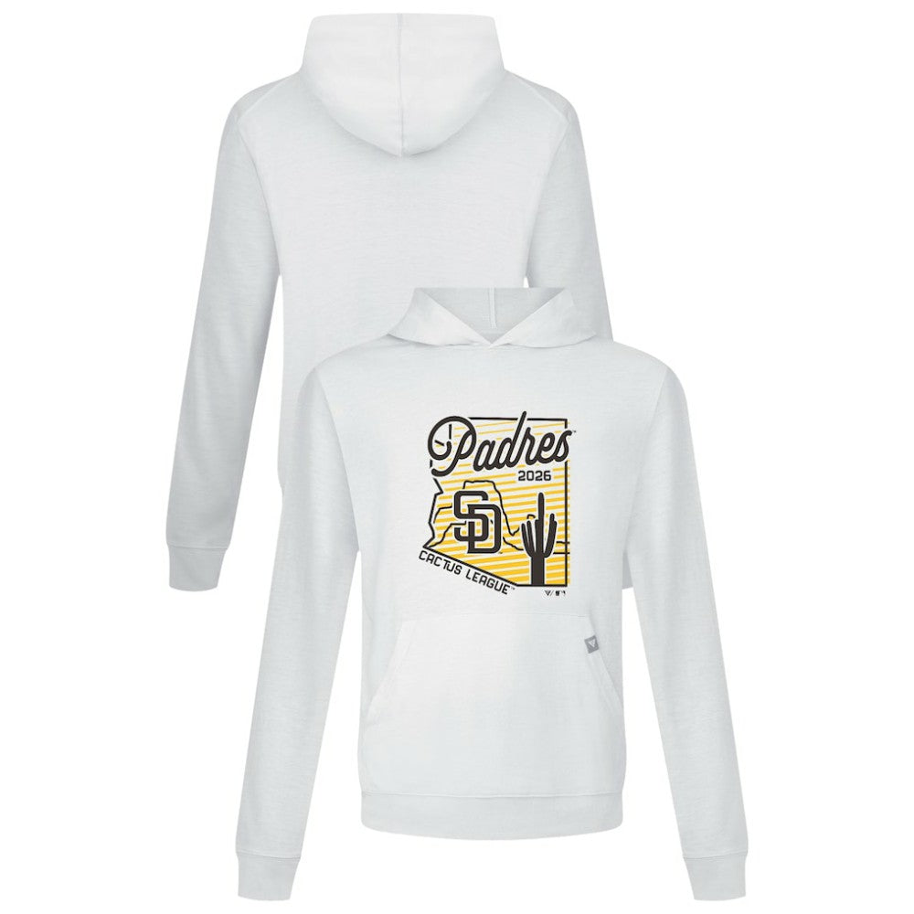 San Diego Padres Levelwear Sunrise Relay Hoodie - White - MLB on Sale