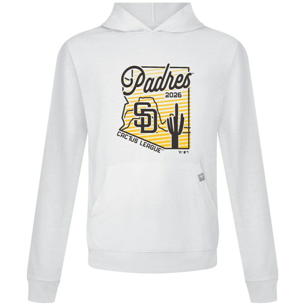 San Diego Padres Levelwear Sunrise Relay Hoodie - White - MLB on Sale