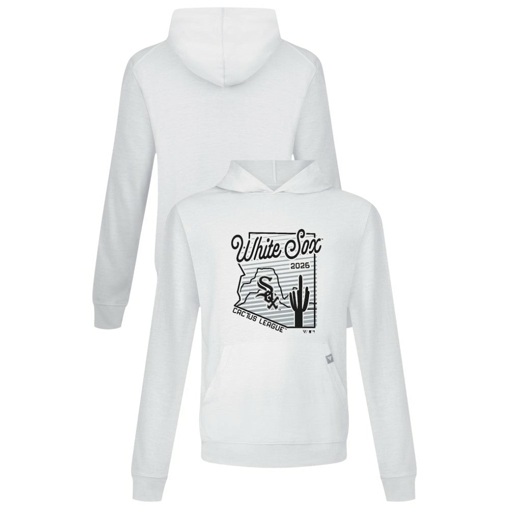Chicago White Sox Levelwear Sunrise Relay Hoodie - White - MLB Lifestyle