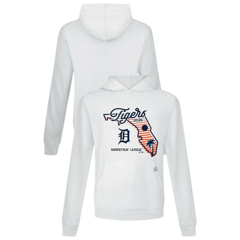 Detroit Tigers Levelwear Sunrise Relay Hoodie - White - MLB Sale
