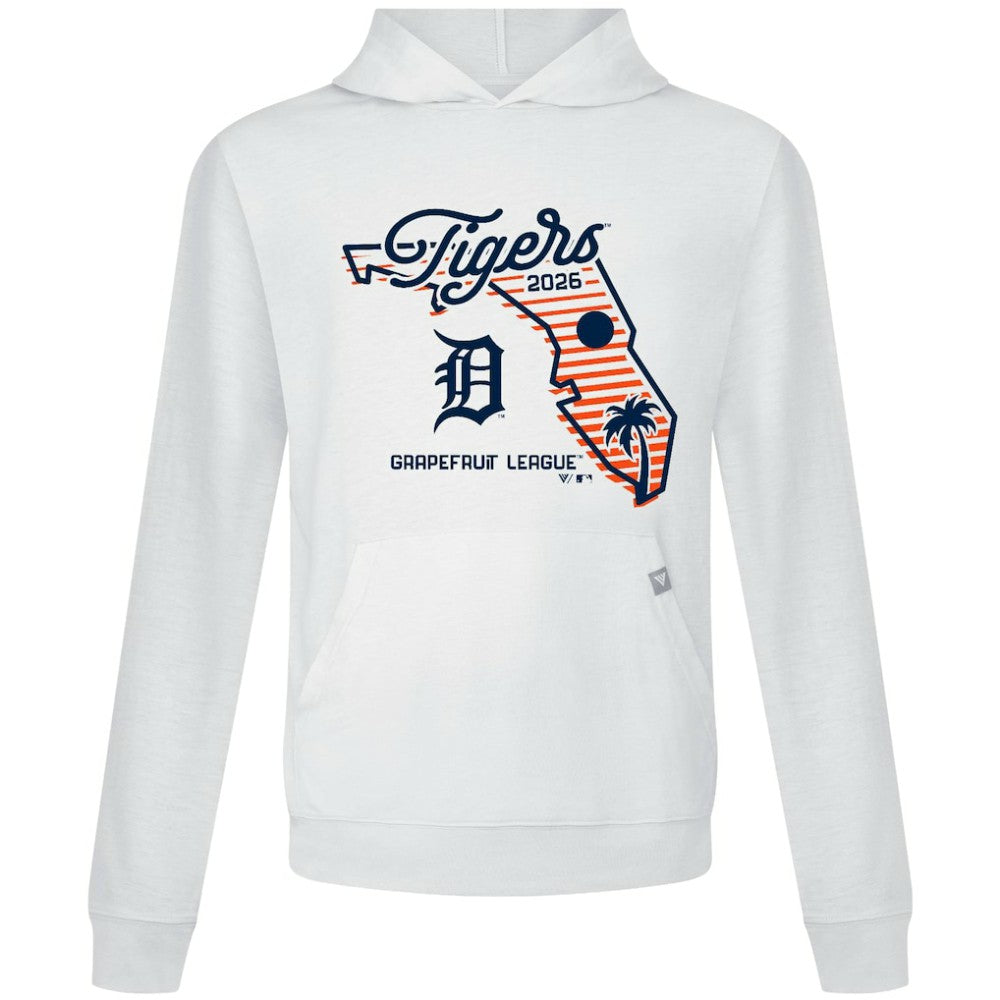 Detroit Tigers Levelwear Sunrise Relay Hoodie - White - MLB Sale