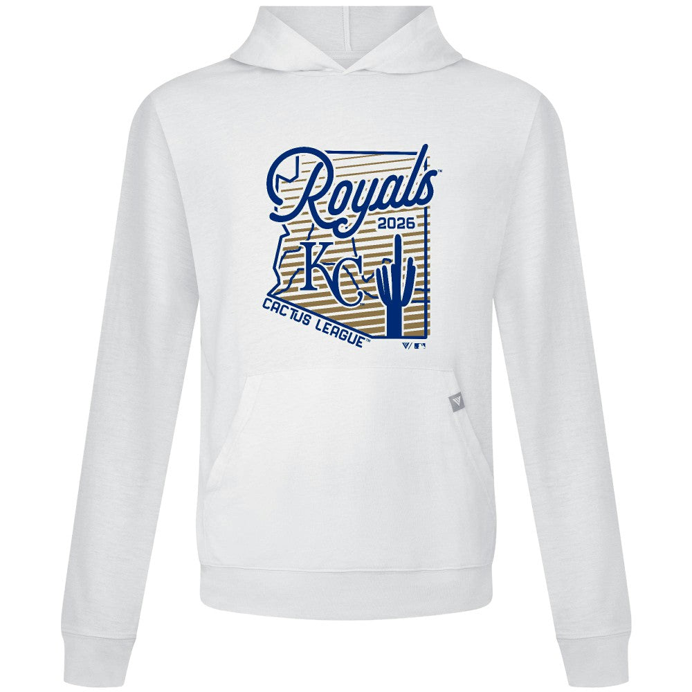 Kansas City Royals Levelwear Sunrise Relay Hoodie - White - MLB Discount
