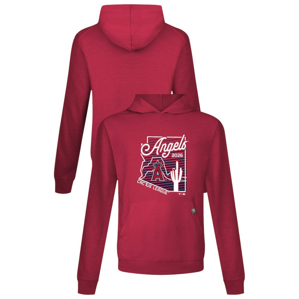 Los Angeles Angels Levelwear Sunrise Relay Hoodie - Red - MLB Online