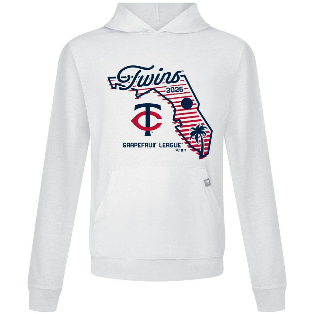 Minnesota Twins Levelwear Sunrise Relay Hoodie - White - MLB Discount