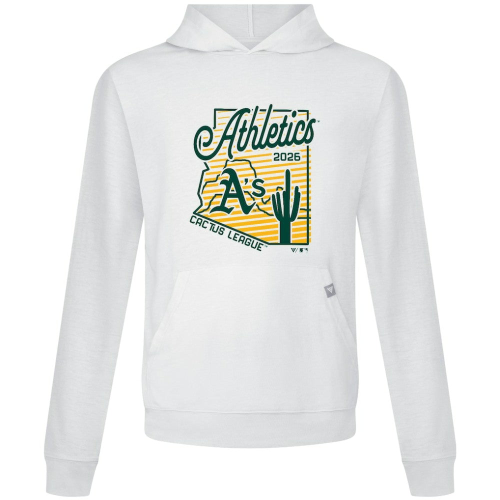 Athletics Levelwear Sunrise Relay Hoodie - White - MLB Lifestyle