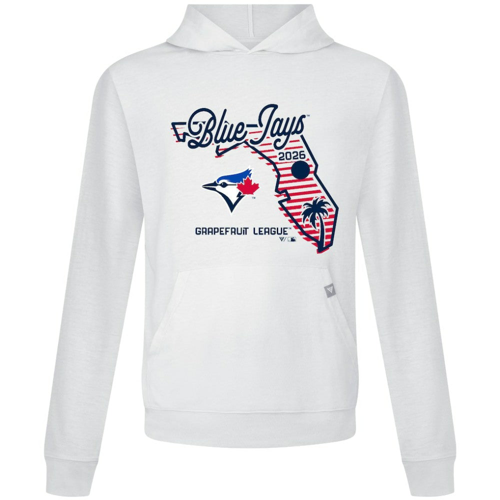 Toronto Blue Jays Levelwear Sunrise Relay Hoodie - White - MLB Discount