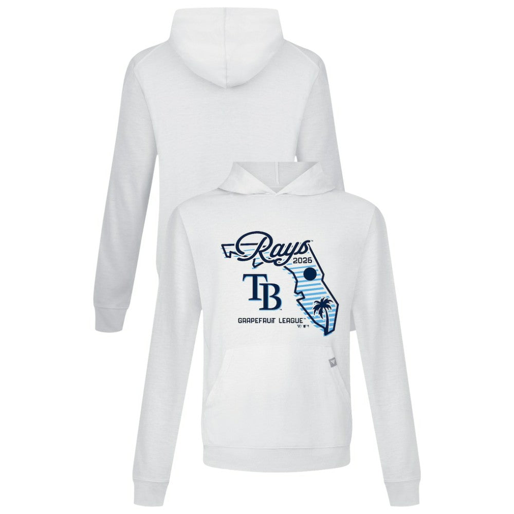 Tampa Bay Rays Levelwear Sunrise Relay Hoodie - White - MLB Lifestyle