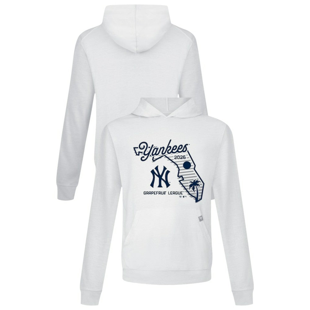 New York Yankees Levelwear Sunrise Relay Hoodie - White - MLB on Sale