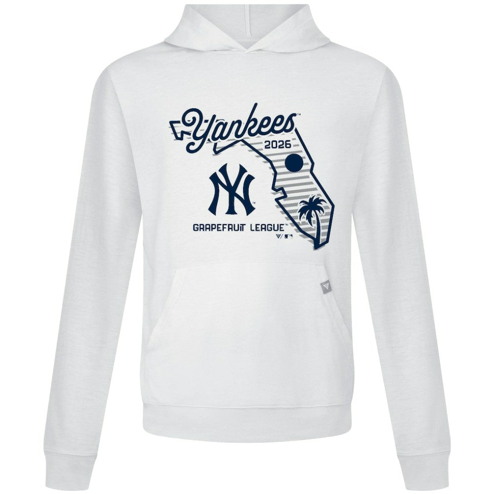 New York Yankees Levelwear Sunrise Relay Hoodie - White - MLB on Sale
