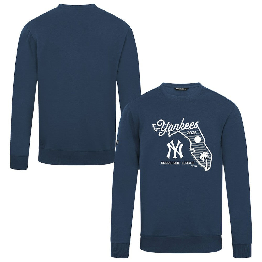 New York Yankees Levelwear Zane Sunrise Sweatshirt - Navy - MLB Sale