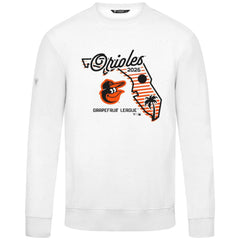 Baltimore Orioles Levelwear Zane Sunrise Sweatshirt - White - MLB Lifestyle
