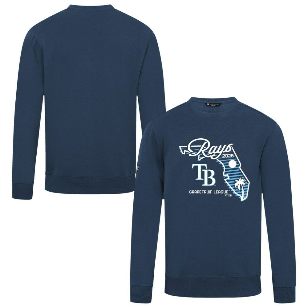 Tampa Bay Rays Levelwear Zane Sunrise Sweatshirt - Navy - MLB on Sale