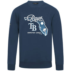 Tampa Bay Rays Levelwear Zane Sunrise Sweatshirt - Navy - MLB on Sale