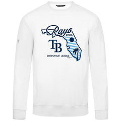 Tampa Bay Rays Levelwear Zane Sunrise Sweatshirt - White - MLB Sale