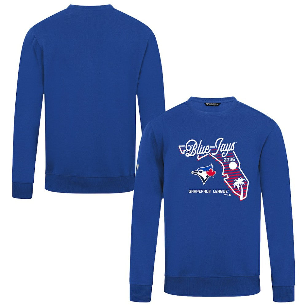 Toronto Blue Jays Levelwear Zane Sunrise Sweatshirt - Royal - MLB Sale