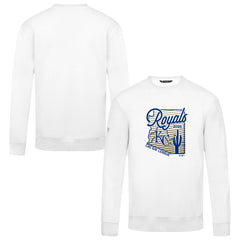 Kansas City Royals Levelwear Zane Sunrise Sweatshirt - White - MLB on Sale