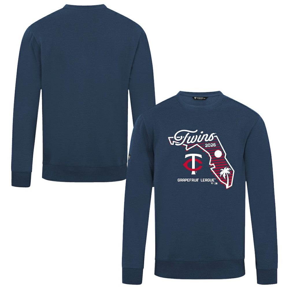 Minnesota Twins Levelwear Zane Sunrise Sweatshirt - Navy - MLB Sale