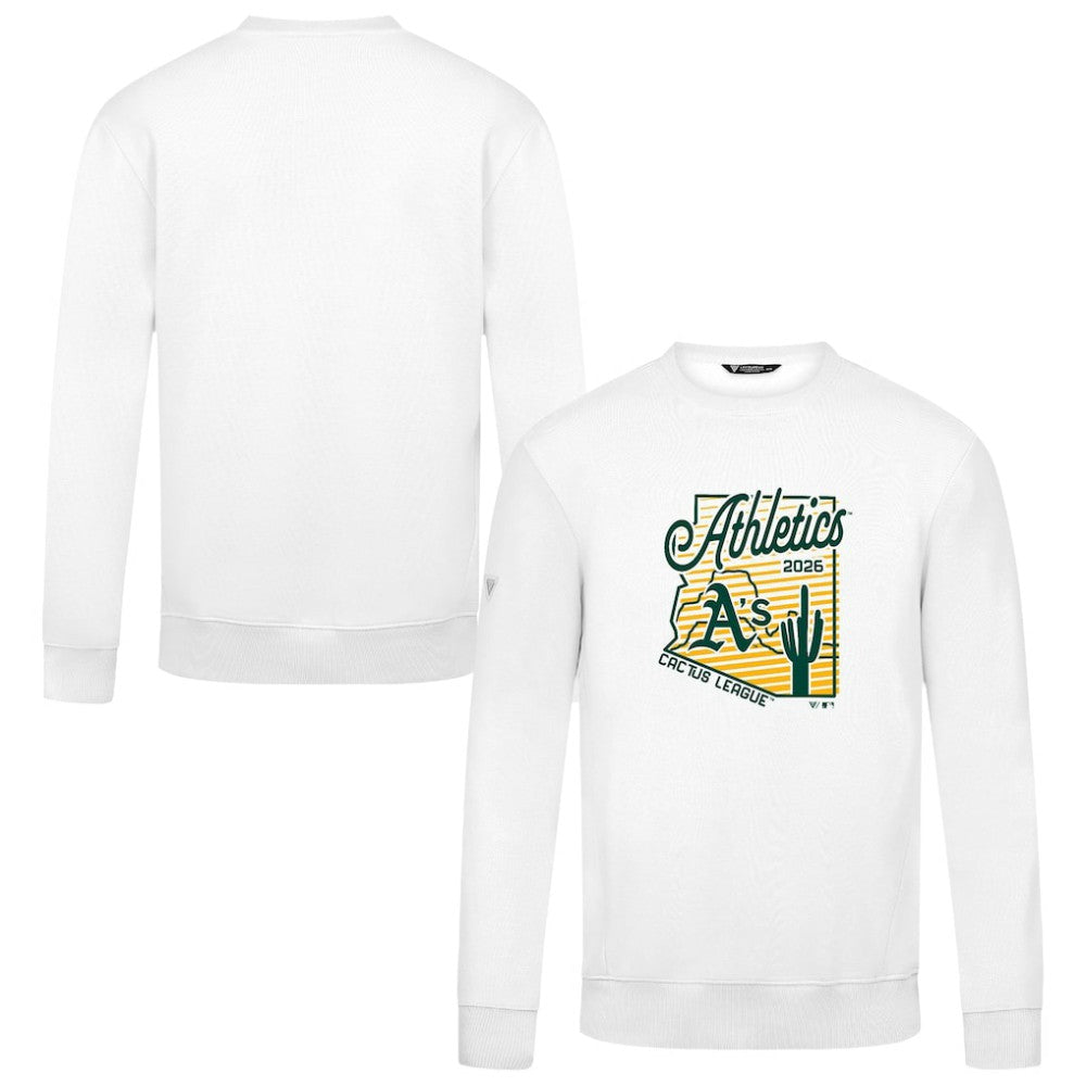 Athletics Levelwear Zane Sunrise Sweatshirt - White - MLB Online