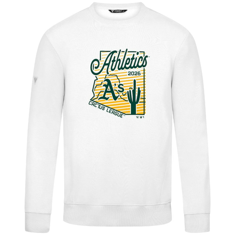 Athletics Levelwear Zane Sunrise Sweatshirt - White - MLB Online