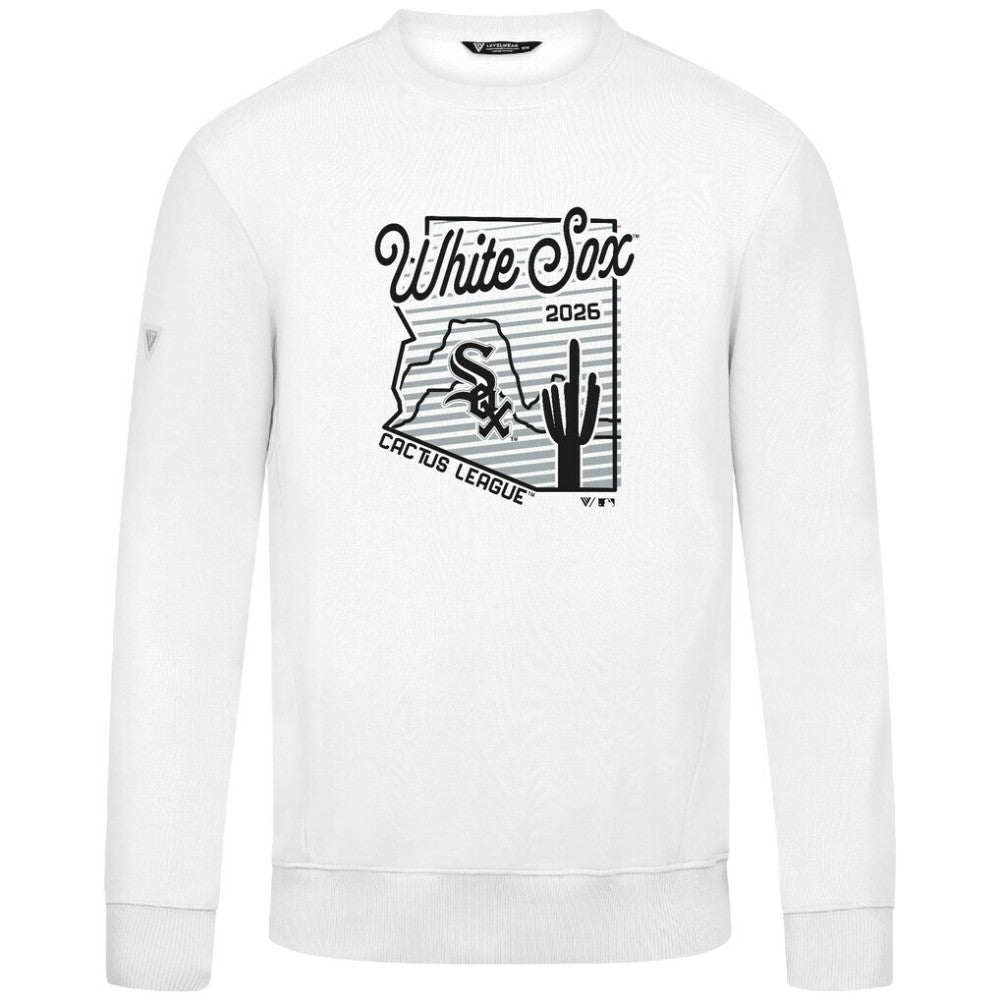 Chicago White Sox Levelwear Zane Sunrise Sweatshirt - White - MLB Online